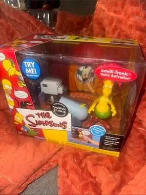 The Simpsons Krustylu Studios Interactive Playset Playmates 2000 VTG NEW